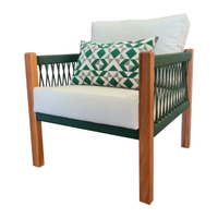 Sillón Lux Madera Maciza y Cuerda Náutica