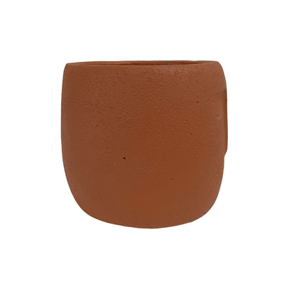 Large Terracotta Cement Cachepot