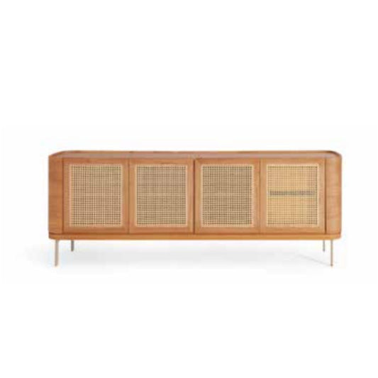 Buffet Canela Laminado Estambul con Pajita Hexagonal 180cm