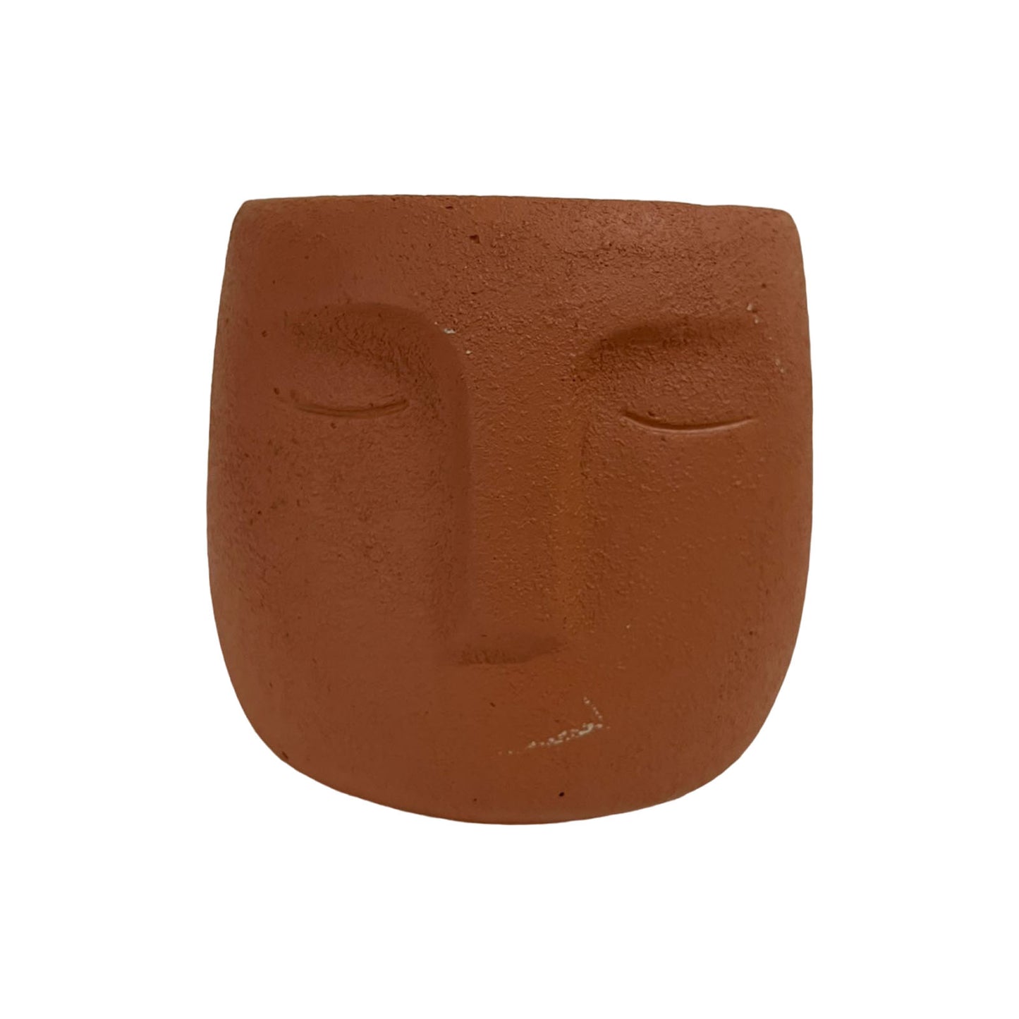 Large Terracotta Cement Cachepot