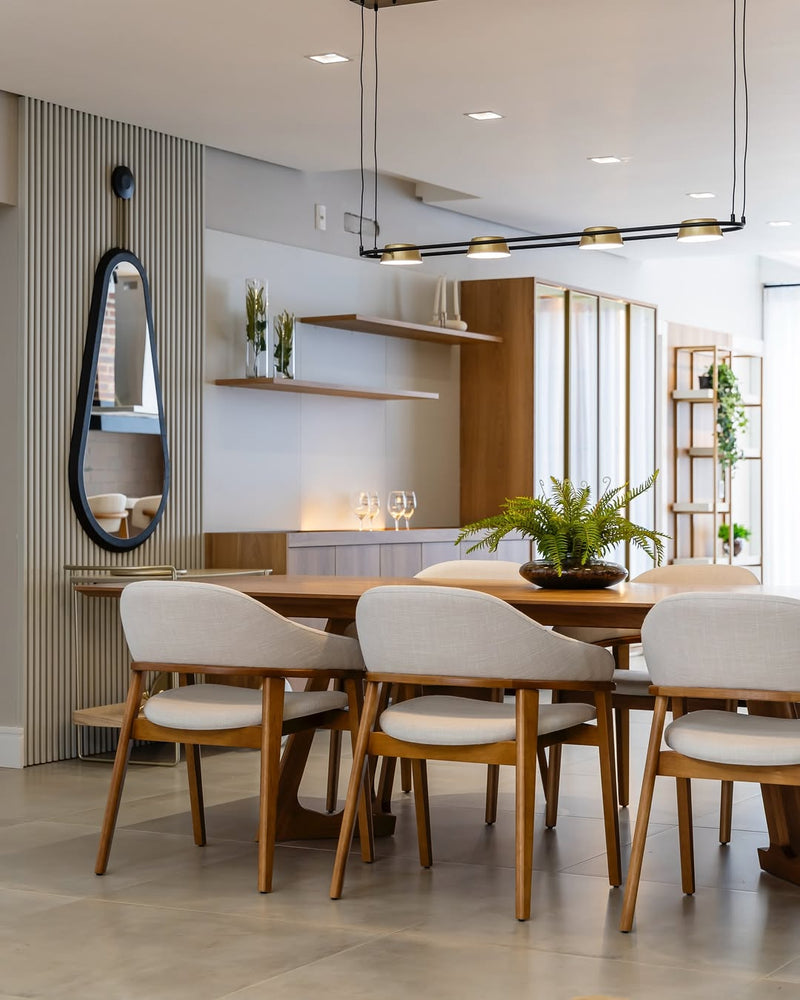 Silla Pala Madera Lacada Negra Respaldo y Asiento Tapizado Tela Facto Cognaque 534