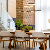 Silla Pala Madera Lacada Negra Respaldo y Asiento Tapizado Tela Facto Cognaque 534