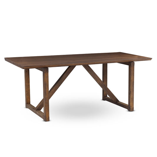 Mesa de comedor Vermont de madera maciza 220x100x75cm - 8 plazas