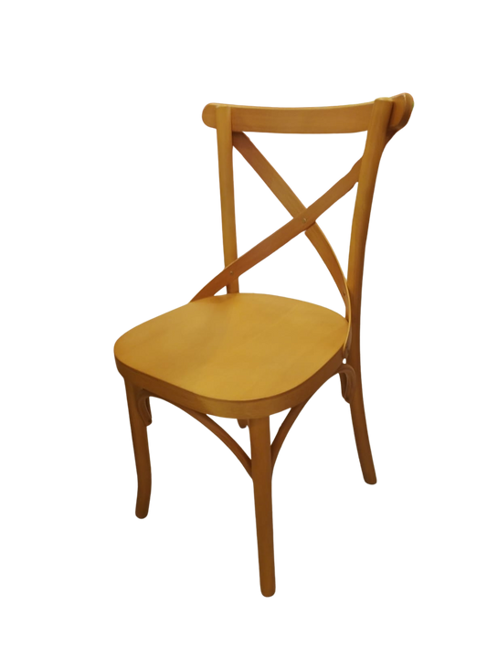 Cadeira X Madeira Cor Pinhão