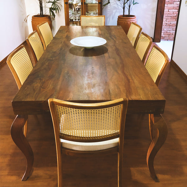 Ambiente 2 com Anne Dining Table 180x100cm Solid Wood - 6 Seats