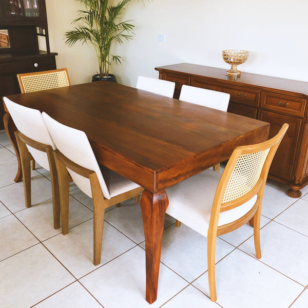 Ambiente 3 com Anne Dining Table 180x100cm Solid Wood - 6 Seats
