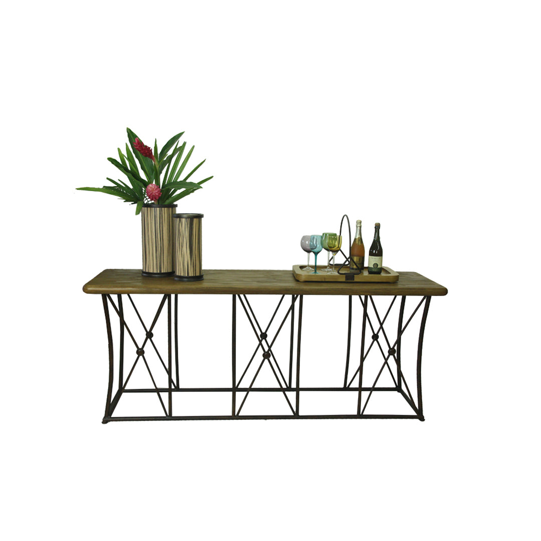 Aparador Palmera 200x60x80cm Madera y Hierro