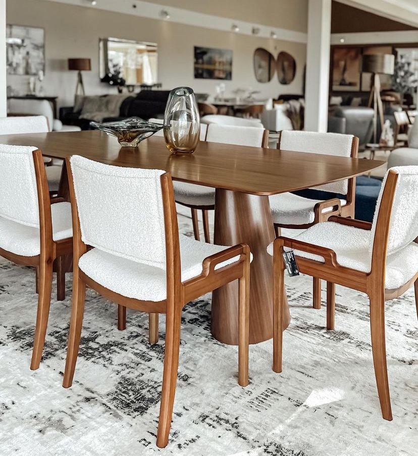 Athens Dining Table 220x110cm Wood - 8 Seats | Toth Móveis