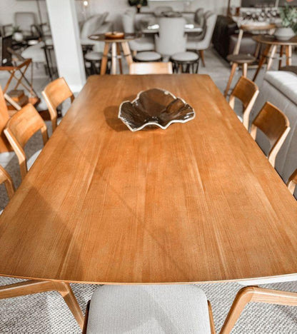 Athens Dining Table 220x110cm Wood - 8 Seats