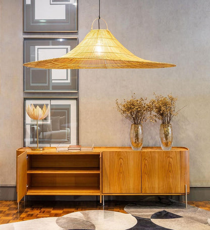 Antares II Mostrador Madera Canela 220x45x80cm 4 Puertas