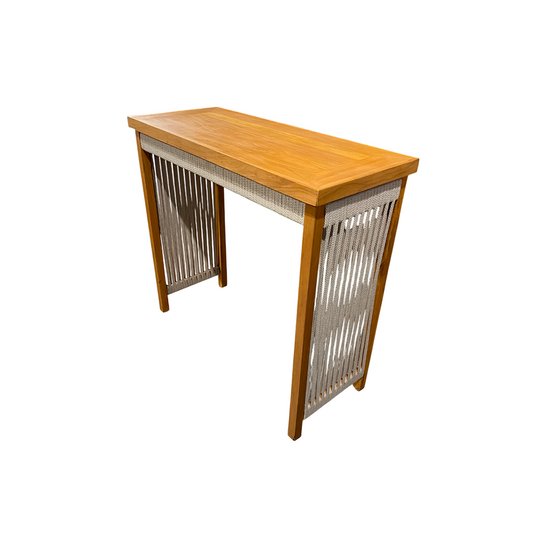 Lux Sideboard 120x50cm Solid Wood and Nautical Rope