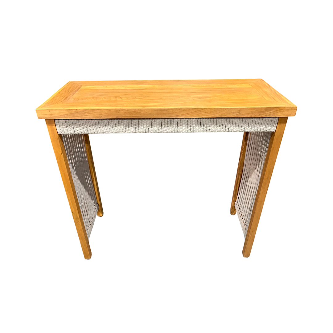 Lux Sideboard 120x50cm Solid Wood and Nautical Rope