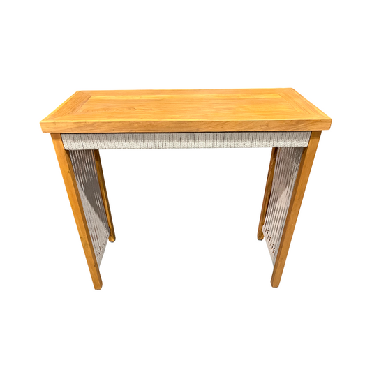 Lux Sideboard 120x50cm Solid Wood and Nautical Rope