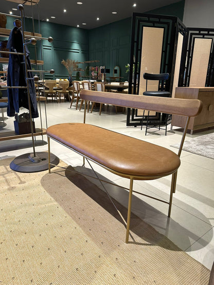 Moca II Iron Bench FR-20 Fabric 126