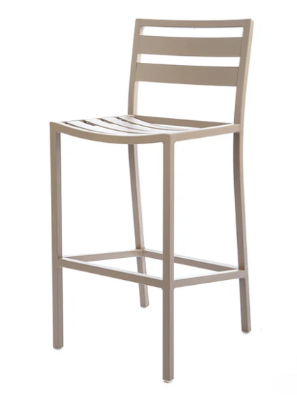 Banqueta Volt Alumínio Cor Fendi