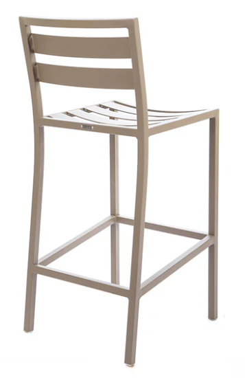 Banqueta Volt Alumínio Cor Fendi
