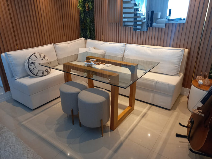 Base de Mesa Barbara 150x50x75cm Madeira Peroba Rosa – Toth Móveis
