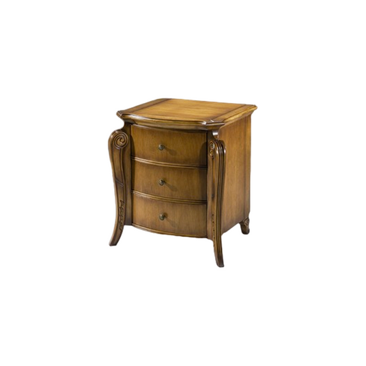 Mesita de noche Hillux 64x52x69cm madera envejecida