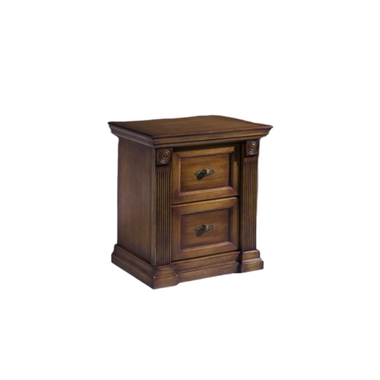 Mesita de Noche Estefani 61x47x68cm Madera Envejecida