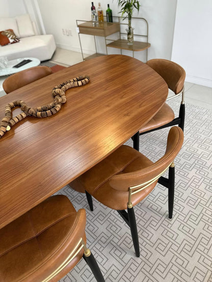 Adara Chair with Matte Black Wood Armrests and Black Metal Upholstered Fabric Seat BR6000