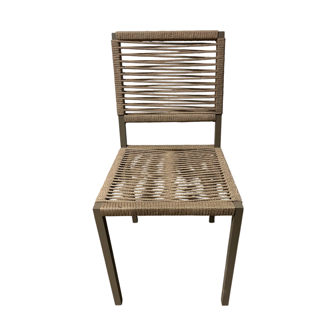 Silla Angra de Aluminio y Cuerda Náutica en Azul