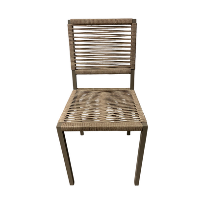Silla Angra de Aluminio y Cuerda Náutica en Azul