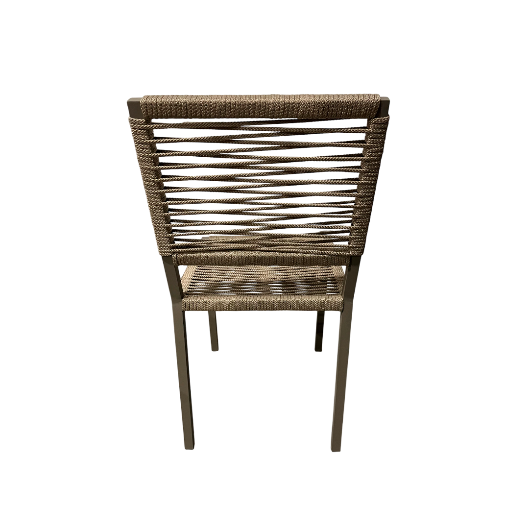 Silla Angra de Aluminio y Cuerda Náutica en Azul