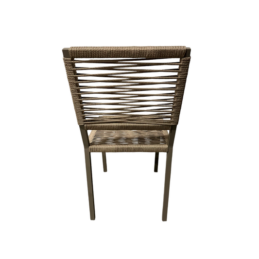 Silla Angra de Aluminio y Cuerda Náutica en Azul