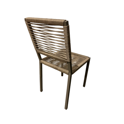 Silla Angra de Aluminio y Cuerda Náutica en Azul