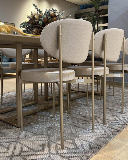 Cadeira Arya Aço Silver Tecido A