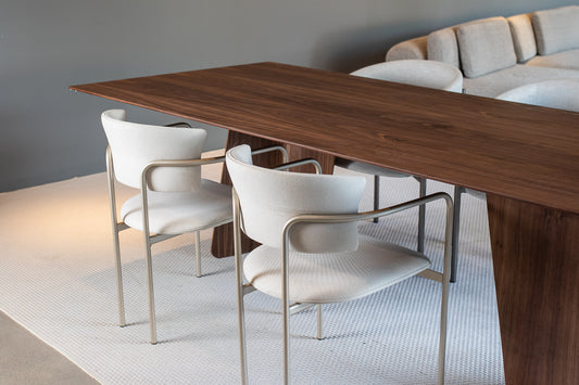 Cadeira Dion Aço Champagne Tecido A