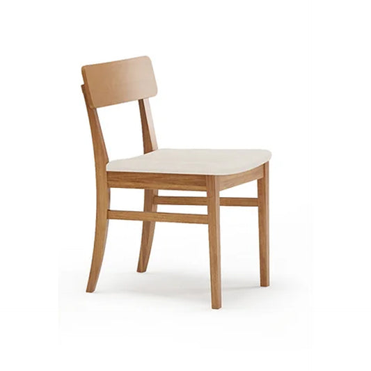 Jazz Chair Champagne Wood Upholstered Cream Linen