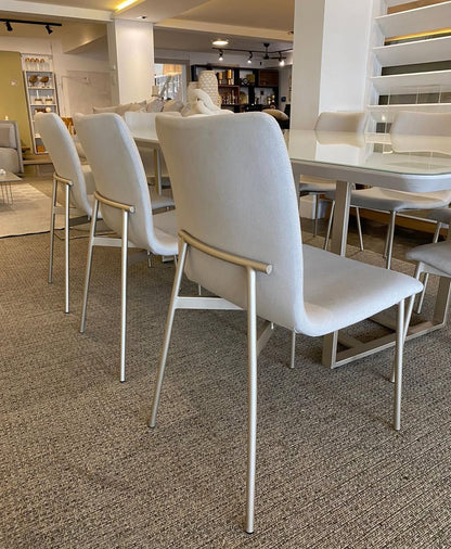 Cadeira Valentina Aço Silver Tecido A