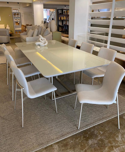 Cadeira Valentina Aço Silver Tecido A