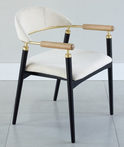 Taburete Olívia Madera 20 Asiento Respaldo Paja Hexagonal Tapizado Tela AQ8014 | Toth Móveis