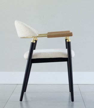 Taburete Olívia Madera 20 Asiento Respaldo Paja Hexagonal Tapizado Tela AQ8014