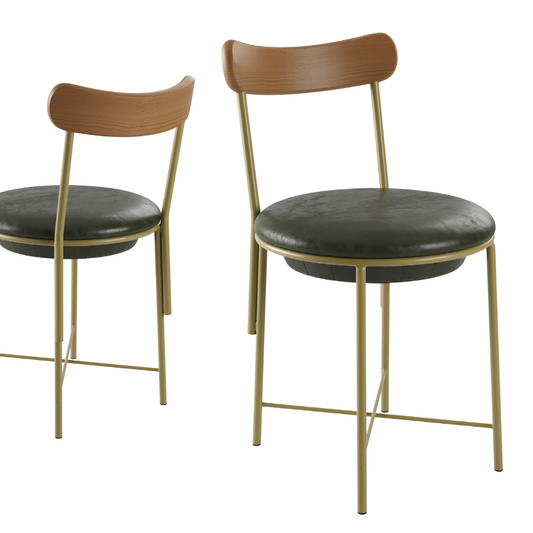 Silla Sligo Iron FR-20 Respaldo y Asiento Tapizado Tela 160