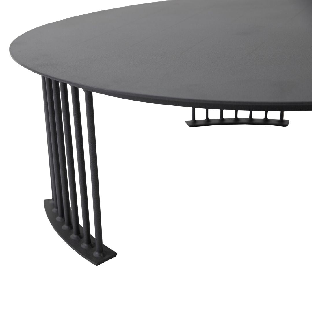 Mesa de Centro Selecta 100cm Alumínio Cor Chumbo