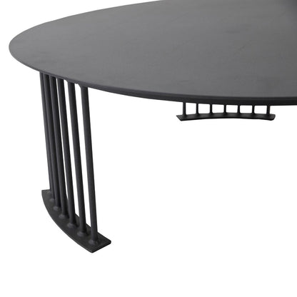 Mesa de Centro Selecta 100cm Alumínio Cor Chumbo