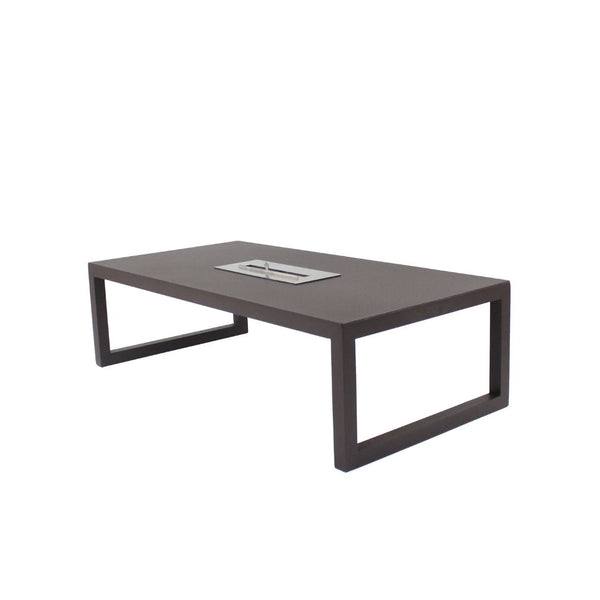 Ambiente 2 com Mesa de Centro Village 140x70cm com 2 Champanheiras Madeira Cumaru Alumínio Cor Preto