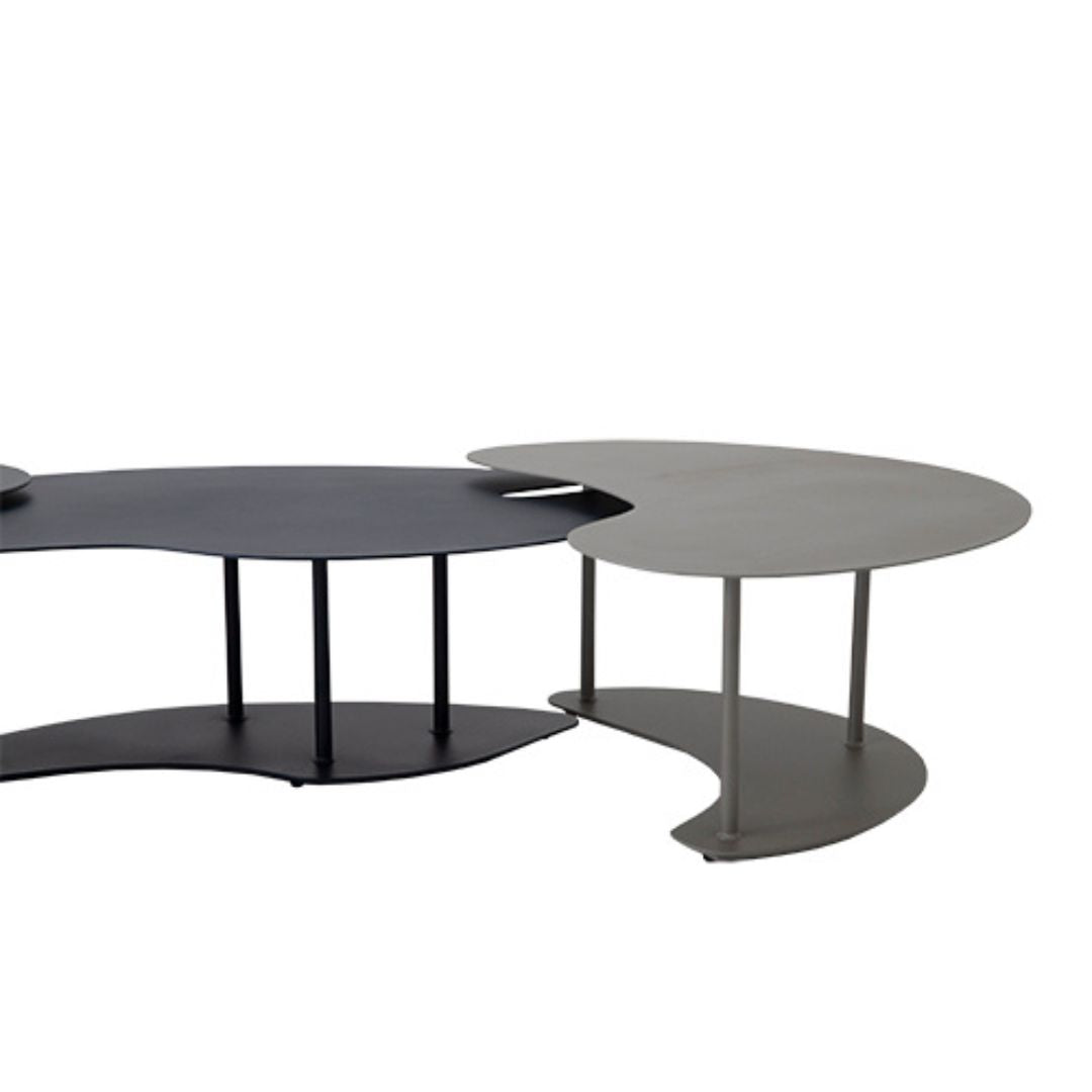 Lazio Aluminum Coffee Table Set 3 Pieces