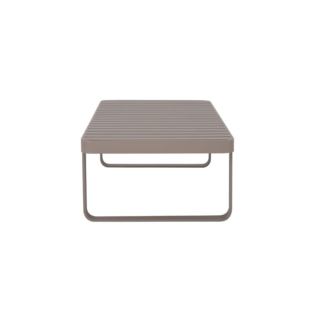 Mesa de Centro Catteli 120x60cm Aluminio Color Champán
