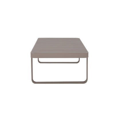 Mesa de Centro Catteli 120x60cm Aluminio Color Champán