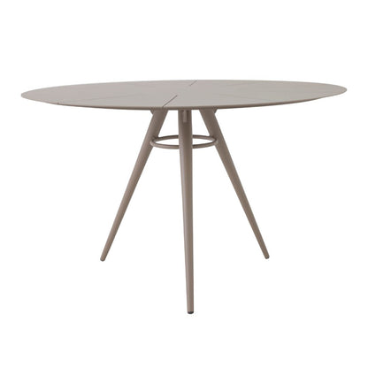 Mesa Redonda Riviera 90cm Aluminio Color Gris