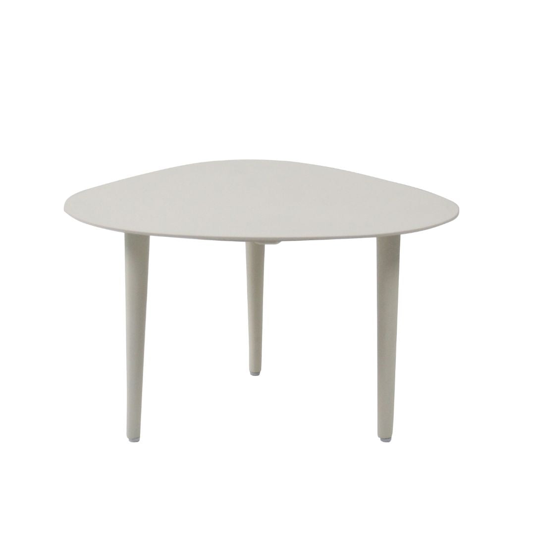 Mesa de Centro Lucci 56x50cm Aluminio Color Beige
