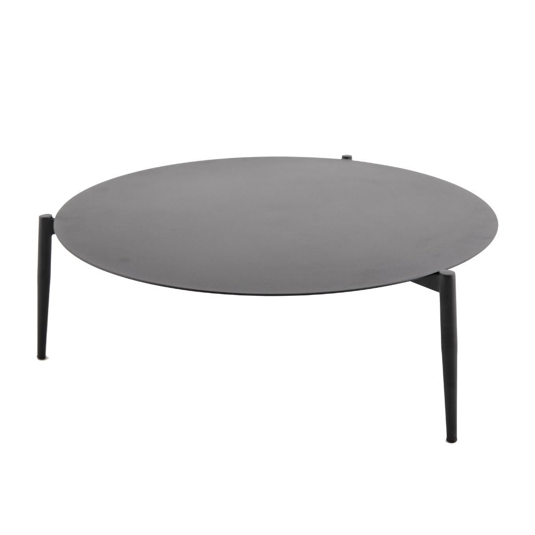 Veredas Coffee Table 100cm Aluminum Lead Color