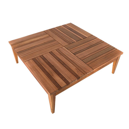 Inhotim Coffee Table 100x100cm Freijo Wood
