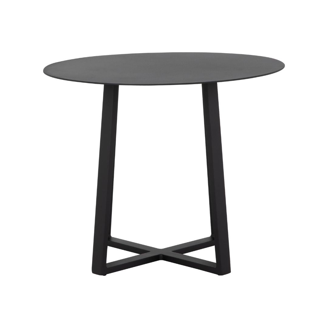 Jasmine Coffee Table 60cm Aluminum Black Color