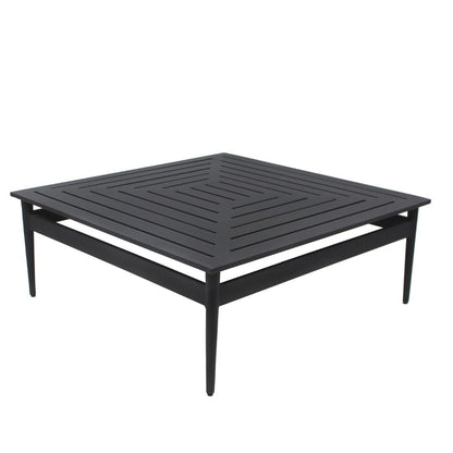 Labyrinth Coffee Table 95x95cm Aluminum Lead Color