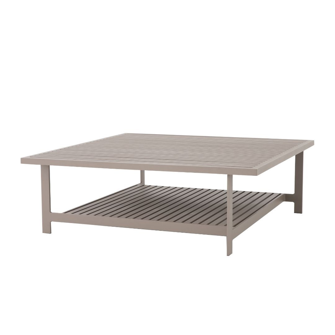 Angra Coffee Table 89x82cm Aluminum Champagne Color
